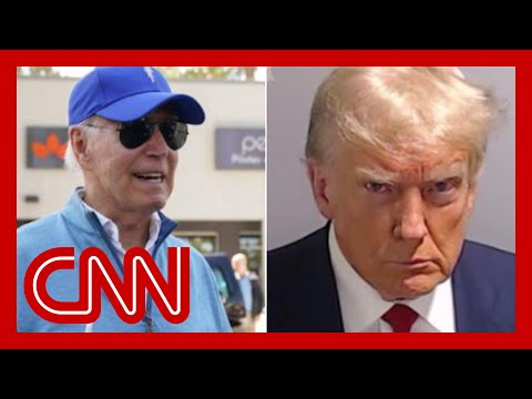 See President Biden’s reaction to Trump’s mug shot