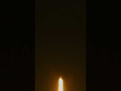 Blast-off for SpaceX rocket