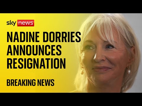 Nadine Dorries formally resigns as MP