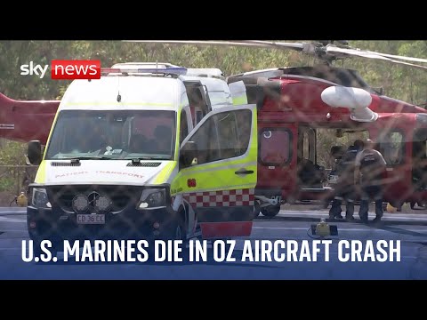 Three U.S marines die after aircraft crash in Australia