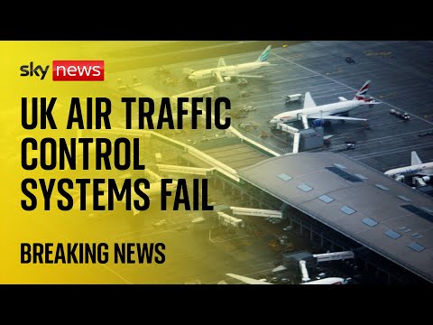 ‘Network-wide failure of UK air traffic control systems’, Loganair reports