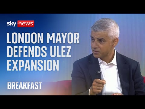 ULEZ expansion ‘difficult’ but ‘vital’ decision – Mayor of London