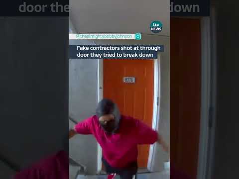 Fake contractors shot at through door they tried to break down #texas #usa