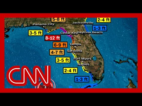 See where Idalia’s storm surge is expected to be highest