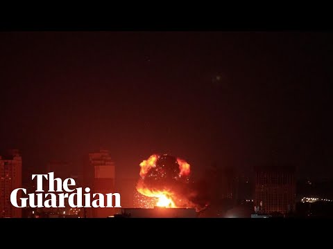 Huge explosion above Kyiv after ‘most powerful’ attack since spring