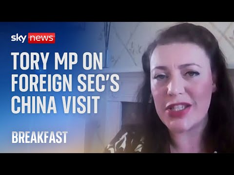 James Cleverly must be ‘crystal clear’ with China – Tory MP