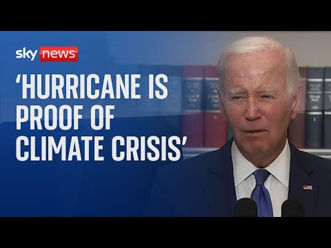 Hurricane Idalia: Biden says ‘nobody can deny impact of the climate crisis anymore’