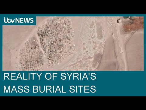 ‘The smell was overwhelming’ Eyewitnesses reveal the reality of Syria’s mass burial sites | ITV News