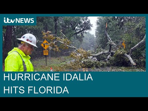 Hurricane Idalia makes landfall in Florida as ‘life-threatening’ category 3 storm| ITV News