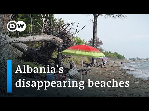 Why much of Albania’s coastline is eroding | DW News
