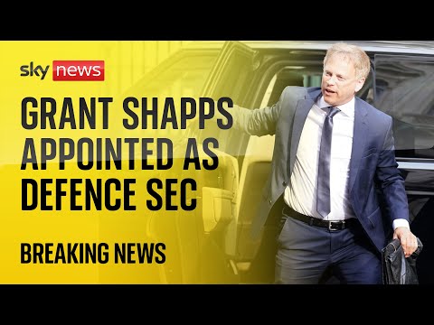 BREAKING: Grant Shapps appointed as new defence secretary