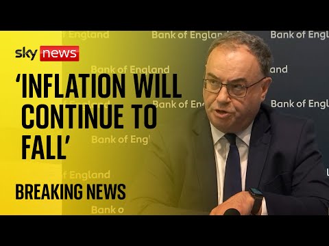 ‘We believe inflation will continue to fall in coming months’ – Bank of England Governor