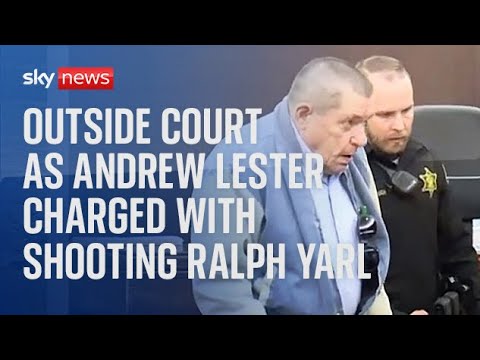 Outside Missouri court as Andrew Lester charged with shooting black high schooler