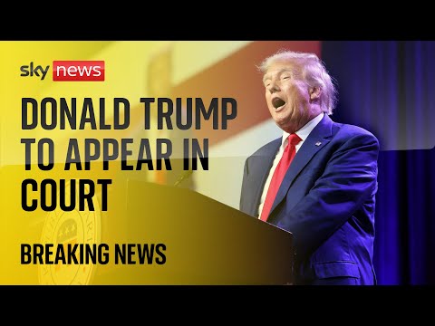 Watch live: Former US President Donald Trump court appearance in Washington DC following indictment