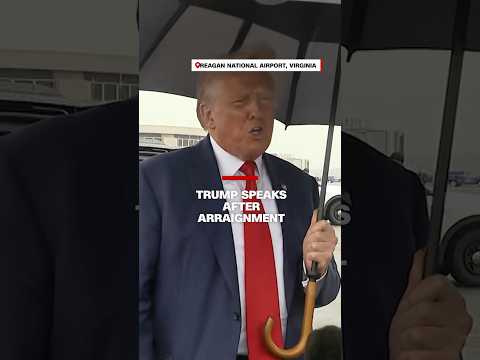 Trump speaks after arraignment