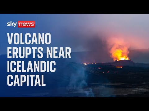 Watch live: Volcano in Iceland continues to erupt