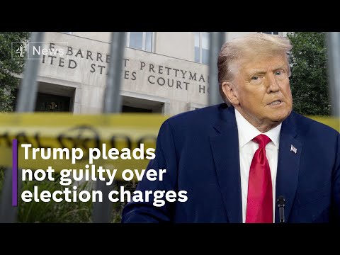 Trump pleads not guilty to election subversion charges