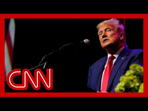 See Trump speak at first event after third indictment
