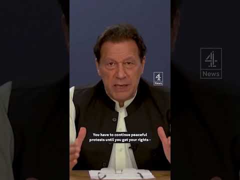 Imran Khan calls for protest after arrest