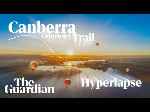 Canberra Centenary Trail: watch a hypnotic hyperlapse of the 145km walk in seven minutes