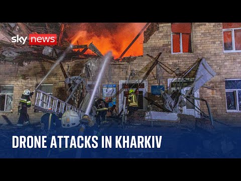 Ukraine war: College building destroyed as Russia bombards Kharkiv city centre