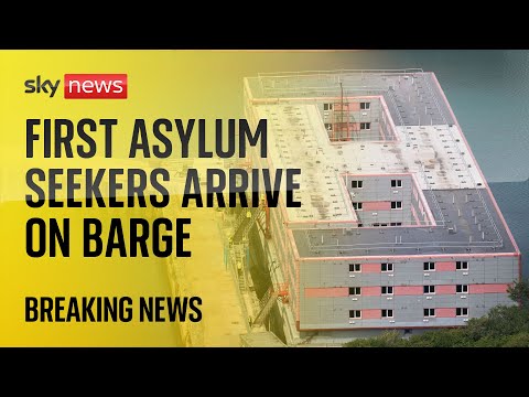First asylum seekers arrive on Bibby Stockholm barge