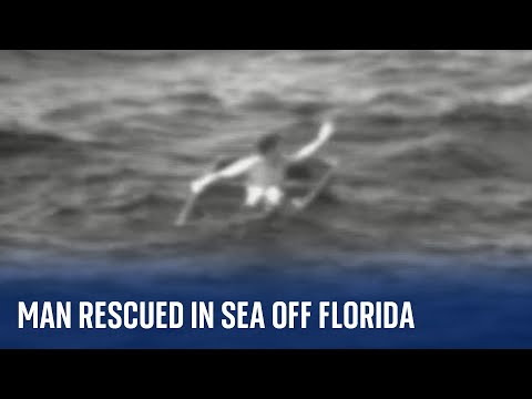 Florida: Man rescued after more than 24 hours on a partially sunken boat