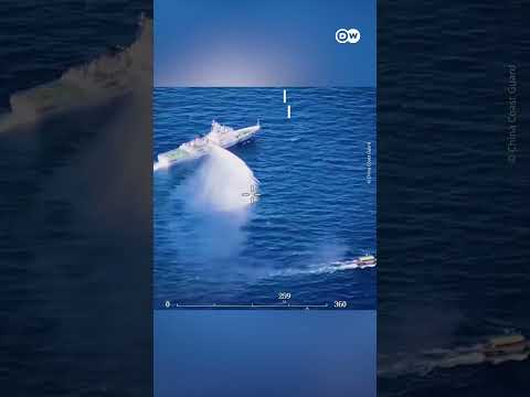 Original footage: What is this Chinese coast guard ship doing? | DW News
