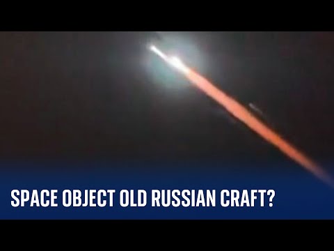 Space ‘object’ believed to be Russian rocket falling to Earth