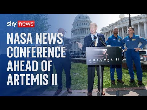 Watch live: NASA’s Artemis II crew hold news conference ahead of mission