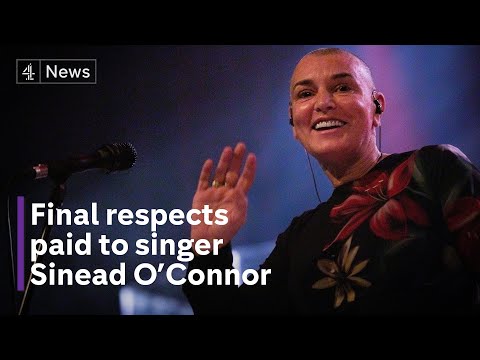 Sinéad O’Connor funeral: Fans bid farewell to legendary Irish singer