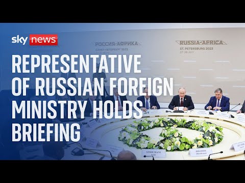 Watch live: Representative of Russian Foreign Ministry Alexey Zaitsev holds news conference