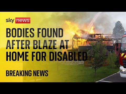 Bodies recovered after blaze at holiday home for the disabled