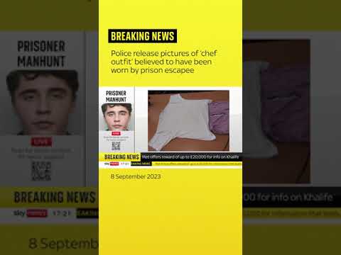 Police release pictures of ‘chef outfit‘ in prison escapee hunt