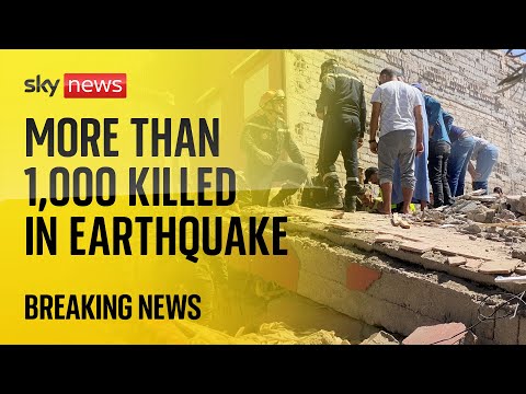 Morocco earthquake: Number of people killed rises above 1,000