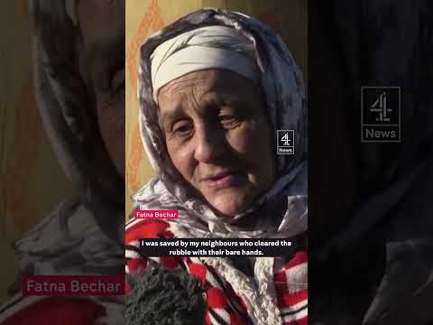 Morocco earthquake: Woman saved from collapsed home by neighbour