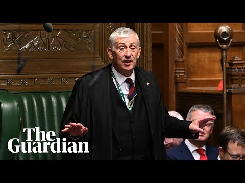 Commons speaker Lindsay Hoyle addresses parliament on China spy allegations – watch live