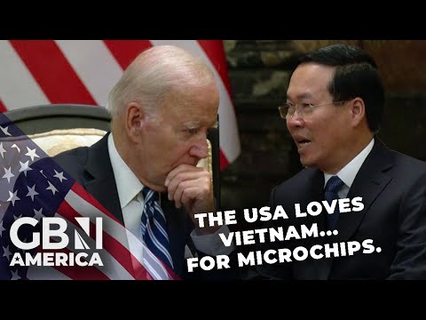 Biden visits Vietnam to try and cut China out of microchip market