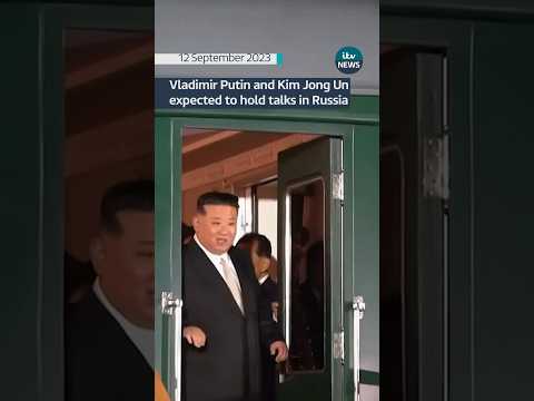 Kim Jong Un arrives in #Russia for talks with #Putin  #itvnews #worldnews #northkorea #kimjongun