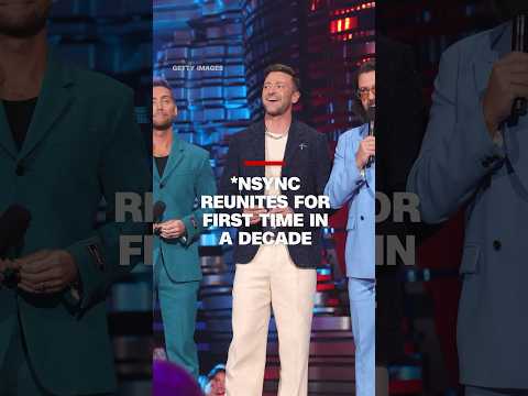 *NSYNC reunited for first time in a decade