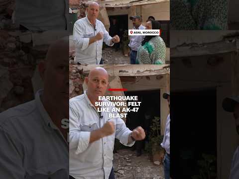 Earthquake survivor: felt like AK-47 blast