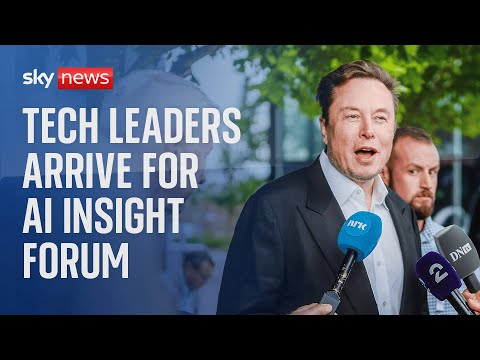 Watch live:  Bill Gates, Elon Musk and Mark Zuckerberg arrive at AI insight forum