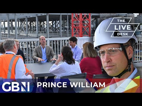 Prince William visits construction workers to discuss suicide awareness | Cameron Walker