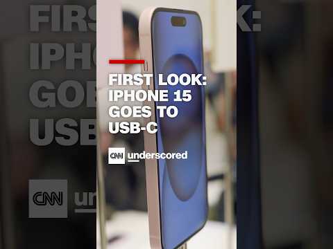 First Look: iPhone 15 goes to USB-C