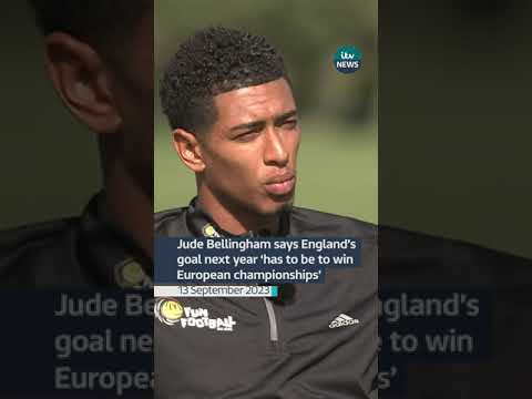 Jude Bellingham says England’s goal next year ‘has to be to win the European championships’ #itvnews