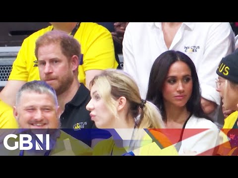Prince Harry and Meghan Meghan Markle spotted at Invictus Games watching wheelchair basketball