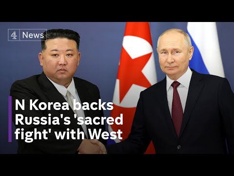 Kim Jong Un pledges support for Putin’s ‘sacred fight’ with West