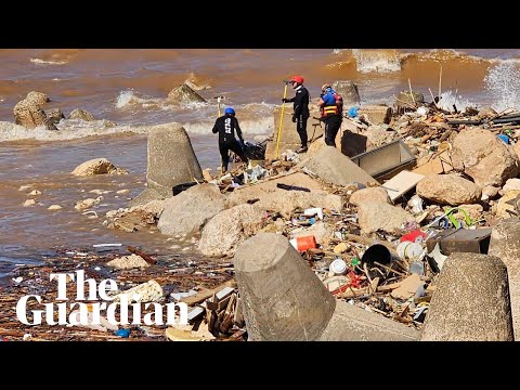 Libya: bodies pulled from sea as country reels from deadly flooding