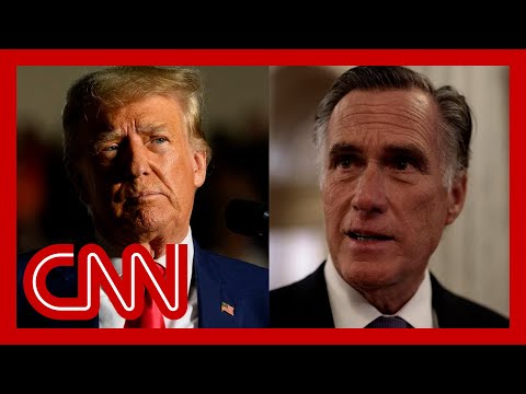 See how Trump reacted to Romney’s announcement on social media