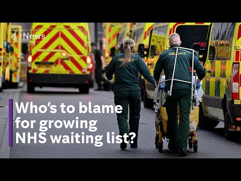 NHS waiting lists hit new record high of 7.7 million